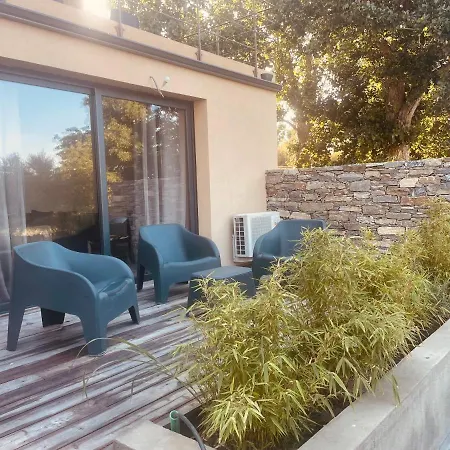 Appartement Charmante Propriété Arborée Borgo (Corsica)